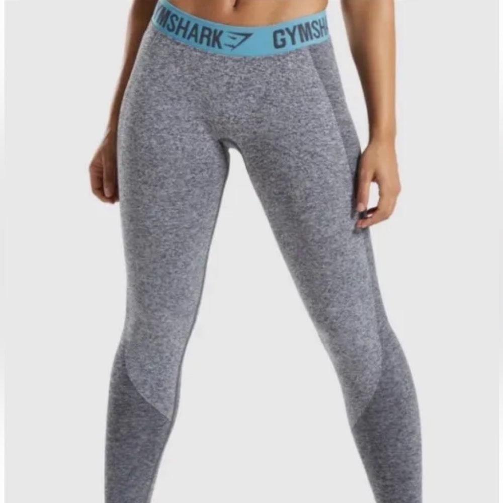 Gymshark SMALL Gray & Blue Women’s Active High Waisted Leggings